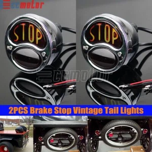 Pair Rear Brake Taillight Indicator For 28-31 Ford Model A Custom Rat Hot Rod - Bild 1 von 9