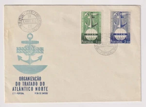 E3572: Portugal #747-748 on 1952 First Day Cover - Picture 1 of 1