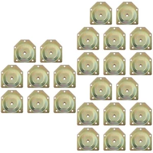 3 Sets Tischbeinverbinder Für Füße Befestigungsplatten Möbelbeine Knöpfe - Bild 1 von 12