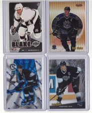LOT OF 4 ROB BLAKE SP PARALLELS BOWMAN'S BEST REFRACTOR PRO-MAGNETS NO-PROTECTOR