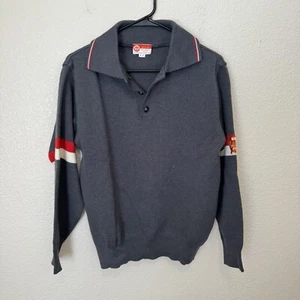 Raro Polo Zefir Schoeller Alemania Manga Larga Lana Merino Skiclub Tejido Arlberg - Imagen 1 de 5