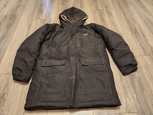 RARE Patagonia Down Parka Puffer Black Men's Large Maniitok Expedition Jacket - Picture 1 of 13