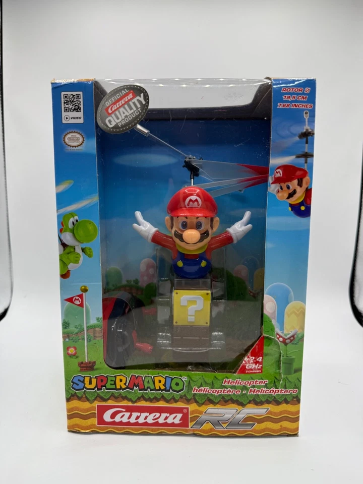 Super Mario Flying Cape Mario Carrera RC Helicopter 2.4 GHz *New - Image 1 of 4