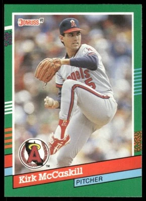 1991 Donruss #637 Kirk McCaskill - Image 1 of 2