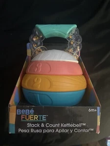 Bebé Fuerte Stack & Count Kettlebell™ Activity Toy. Brand New - Picture 1 of 5