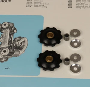 Vintage Campagnolo Schaltwerk Jockey Pulleys 10T 930/A Nouvo / Super Record - Bild 1 von 3