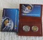 AUSTRALIA 2008 INTERNATIONAL YEAR OF PLANET EARTH TWO COIN PROOF SET - complete