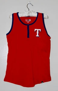 NWT New Era Girl's Red MLB Texas Rangers Tank Tank sz Medium 10/12 - Picture 1 of 11