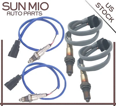 4X Up&Downstream Oxygen Sensor C2D24756 DX239G444EA For Jaguar F-Type XF XJ 3.0L - Image 1 of 4