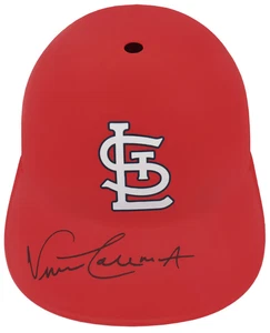 Vince Coleman Signed Cardinals Souvenir Replica Baseball Batting Helmet (SS COA) - Picture 1 of 1