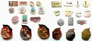 Pakiet odznak NRD Dzień Górnika 11 sztuk + SDAG Wismut, 3 sztuki - Zdjęcie 1 z 9