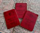 Soviet military ID. Military card of the USSR.3 pcs.