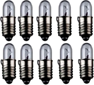 10er Set WireThinX Kleinstlampen Subminiatur 0,60 W, 12 V - Sockel E5,5 4,7 x 15 - Bild 1 von 3