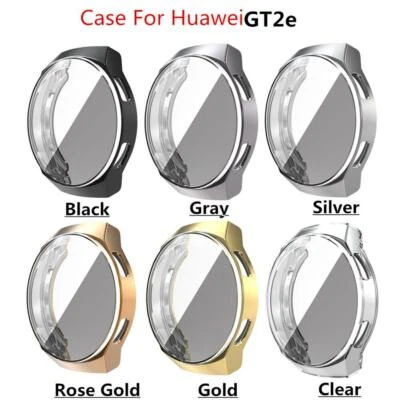 For Huawei Smart Watch GT2E Full Screen Protector Bumper Shockproof Case Cover