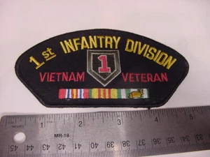 1. Infanterie Vietnam Veteran Bügelbild Aufnäher Patch  - Bild 1 von 1