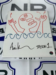 Ari Lehman Signed Art Canvas Sketch 11x14 1st Jason NB Autos COA - Picture 1 of 2