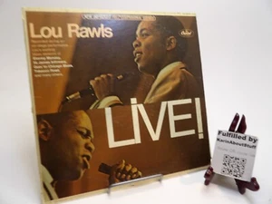 Lou Rawls: "Live!" (Full 12-inch Single-Disc LP Album) Lou Rawls Free Shipping - Picture 1 of 5