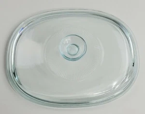 Pyrex F12C Oval Clear Glass Cover/Lid For Corning Ware Oval French White F12B - Picture 1 of 6