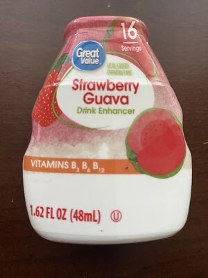 Strawberry Guava Great Value Liquid Water Drink Enhancer Free Shipping - Image 1 of 3