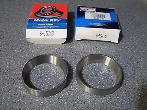 Pair Motor City Federal Mogul PTC S-15243 Front Outer Race gdo - Picture 1 of 2