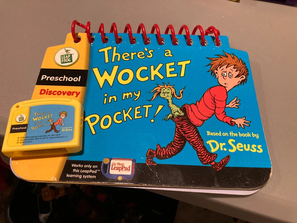 Leap Frog My First LeapPad Dr Seuss WOCKET IN MY POCKET Book & Cartridge - Image 1 of 1