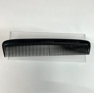 Peine de goma dura vintage CELEBRITY #510 negro XL 9" hecho en Austria, aderezo... Foto 1 de 4