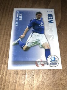 David Weir Everton Shoot Out 2006/07 Football Card