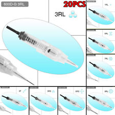 20pcs Sterilized Needles Cartridge For Permanent Makeup Tattoo Machine Pen RL/RS