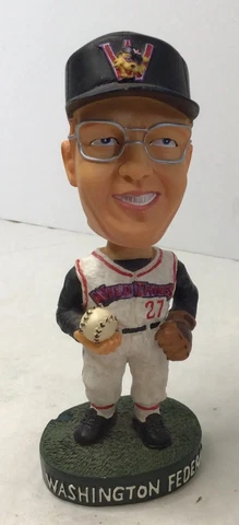 ORIGINAL 2003 Kent Tekulve Washington Wildthings Bobblehead SGA ~ Pirates Legend Cover