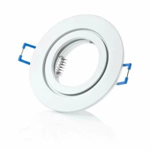 Foco empotrable baño de aluminio GU10 marco empotrado, espacio húmedo, lámpara empotrada 230V - Imagen 1 de 6
