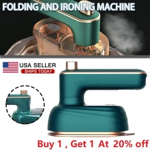 NEW Steam Iron Handheld Hanging Rotary Mini Ironing Machine Travel Clothes Iron - Picture 1 of 13