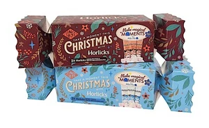 Horlicks Navidad Chocolate y Malta Bebida Palitos Mini Malvas Golosina Mágica de Navidad - Imagen 1 de 25