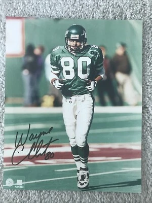 NY Jets Wayne Chrebet 8x10 Autograph With COA  - Image 1 of 4