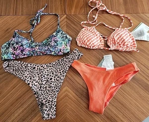 NUEVO H & M Traje de Baño Bikini Prendas para el torso Parte Inferior Pequeño y Shein Leopardo y Victoria’s Secret - Imagen 1 de 6
