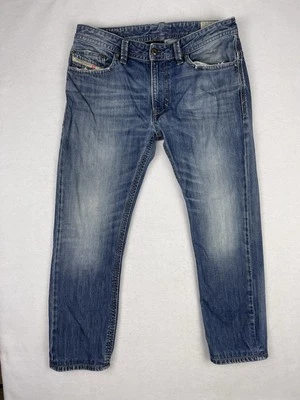 Diesel Mens Thavar Jeans Size 33X26* Slim Skinny Blue Slight Distress - Image 1 of 4