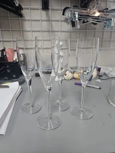 Crystal Shooting Stars Champagne Flute - Picture 1 of 4
