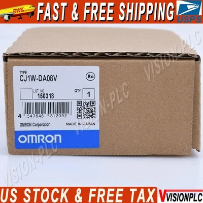 1PC New Omron CJ1W-DA08V PLC Output Module In Box Fast Shipping CJ1WDA08V - Image 1 of 4