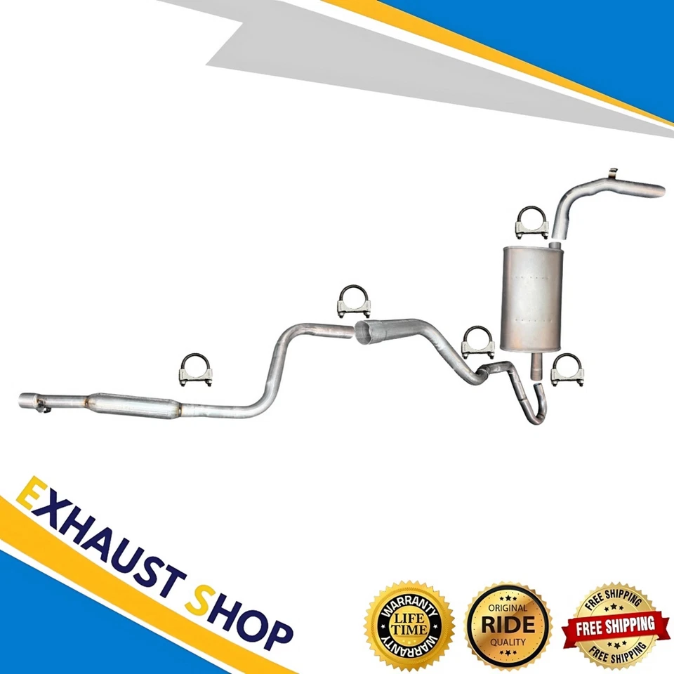 FrontRes.+RearMuffler+TailpipeFor96-99Oldsmobile 88 3.8LNaturallyAspirated VIN K - Image 1 of 4