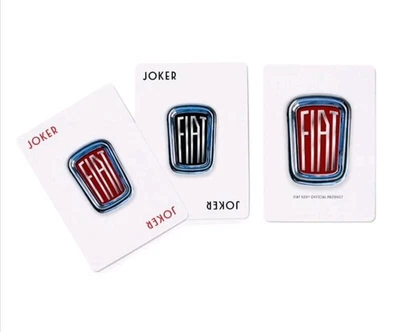 Novelty Playing Cards Fiat 500 Official Merchandise Xmas Gift Stocking Fillers  - Image 1 of 4