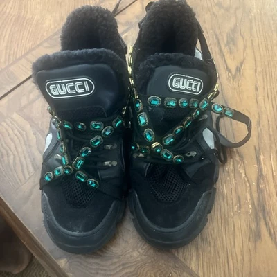 X Sega MALLA Gamuza Piel de becerro Cristales extraíbles Mujer Flashtrek Tenis TALLA 10 Foto 1 de 4