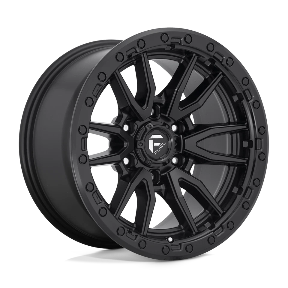 Rueda 17x9 Combustible D679 NEGRO MATE REBELDE 6x5,5 (-12mm) Foto 1 de 4