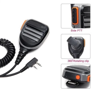Walkie Talkie Handheld Speaker Mic Shoulder Microphone for Kenwood TYT Baofeng - Photo 1/6