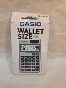 Casio SL-300SV Handheld Calculator 8-Digit LCD SL300SV - Picture 1 of 3