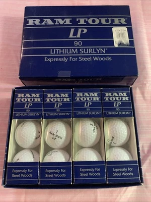 90 COMPRESSION = RAM TOUR LP 90 LITHIUM SURLYN Golf Balls for Steel Woods - Image 1 of 4