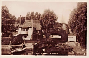 RPPC GB Norwich Inglaterra-Pull's Ferry-De colección c1915 Foto Postal Real (F9) - Imagen 1 de 4