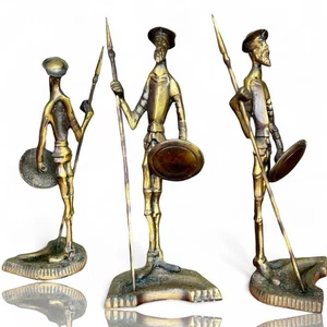An Antique Don Quixote Bronze Figurine from Chile Rare Handmade Art Sculpture - Picture 1 of 13