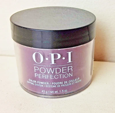 Polvo OPI Perfection Dip Powder 1,5 oz tono púrpura buenas niñas desaparecidas a cuadros SELLADO Foto 1 de 4