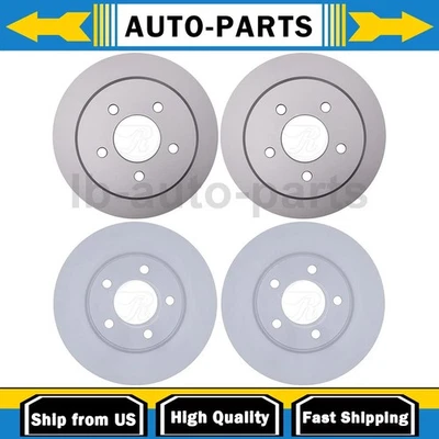 Rotor de freno de disco delantero trasero 4x para Chrysler Voyager 2003 2,4 L Foto 1 de 4