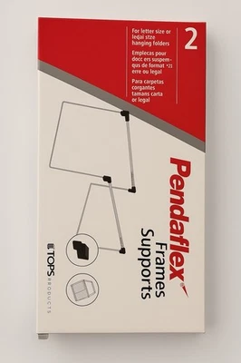 Pendaflex Adjustable Hanging File Folder Frame Letter Size Gray/Silver 2/Box - Image 1 of 2