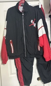 Vintage 90’s Nike Authentic Air Jordan Track Suite Jacket and Pants Large - Picture 1 of 17